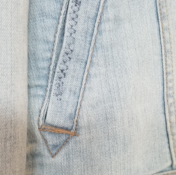 Love, heart light blue denim jacket - Picture 6 of 8